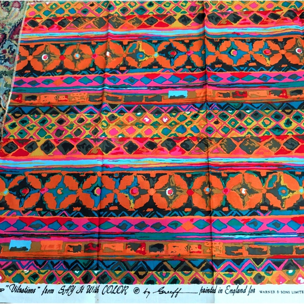 Vibrations Say It With Color Greeff England Warner & Sons Tribal 26 x 35 inches